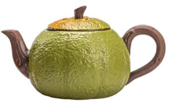 Tetera de té Tetera de estufa Tetera portátil de cerámica para el hogar Juego de té de Kung Fu Tetera individual con filtro Tetera de salud (A)