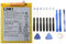 L2M1 Batteria HB366481ECW per Huawei P8 Lite 2017 PRA-LA1 PRA-LX1 PRA-LX2 PRA-LX3 PRA-TL10 PRA-TL20 PRA-AL00 PRA-AL00X / Honor 8 Lite/Honor 8 Youth Edition 3000mAh 11.46Wh 3.82V con kit