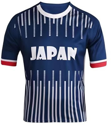 YuanDiann 2024 Allemagne Européenne/America Coupe Football T Shirt Fans Manche Courte Sport Casual Tee Shirt Impression De L'équipe Nationale Homme Femme Enfant Fans Encouragent Japon 3XL