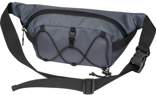 Gürteltasche aus RPET / Bauchtasche / Farbe: anthrazit