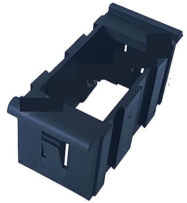 HSENY 12 V/24 V Blaue LED-Lampe, 5 Pins, EIN/Aus, SPST, Wippschalter, ARB, Carling-Stil, for Auto, Boot, wasserdichter Druckschalter(Mid Holder)
