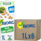 BJORG - Boisson Végétale Soja Sans Sucres - Boisson Bio Riche en Protéines - 1 L x 6