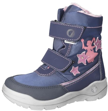 RICOSTA Mädchen Winterstiefel Aileen, Kinder Boots, Weite: Mittel, Sympatex, Blinklicht