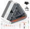 Reesibi 20 in 1 Kit Pulizia Tastiera, PC Computer Laptop Spazzola Pulisci Schermo per Laptop, Cellulari, Tastiera, Auricolari, Macchina Fotografica Con Portacellulare e Portapenne (nero)