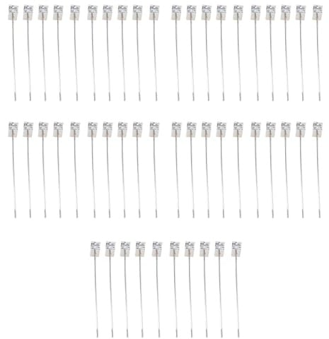 Tomotato 50 Pezzi Ganci per Pannelli Doghe, 20 cm Ganci per Appendere a Parete a Doghe per Centro Commerciale Domestico, Ganci per Display a Griglia per Pannelli Forati