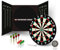 Bull's Magnetic Paper Dartboard Cabinet Set - 2-in-1 Magnetisches und Papier-Dartboard - Komplettset mit 6 magnetische Darts und 6 steeltip Darts Scoreboard - Perfekt für Anfänger und Kinder