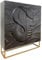 Riess Ambiente Massives Highboard Snake - 120cm - schwarz Gold - Mangoholz Schlangen-Design