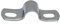 WEAXIO 15 Stück U Rohrschellen Befestigungsschelle, M25 304 Edelstahl Rigid Pipe Strap U Halterung Zweiloch Tube Strap Spannclip für Pipeline, elektrisches Kabel, Befestigung Gasrohre Wasserrohre