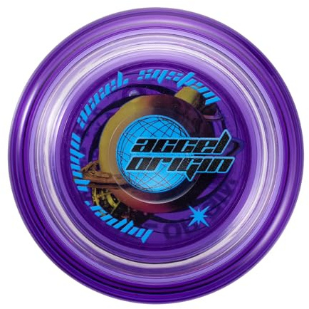 Bandai 60005 Accel Hyper Yo Violett, Geschicklichkeitsspiel, optimales JoJo für Kinder ab 8 Jahren, mit seinem Accel-System testen Sie alle Tricks einfach und schnell
