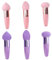 Beaupretty 2sets Spugnette Makeup Penna Spugnette Morbide Per Fondotinta e Contouring Colori Rosa Per Applicazione Facile e Precisa