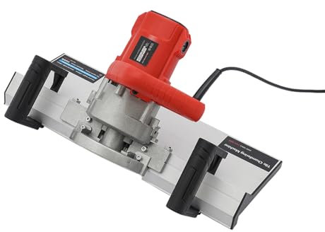 1200W Elektrischer Fliesenschneider aus Aluminiumlegierung, 43° Fasen-Winkel Fliesensäge Fliesenschrägschneider mit Schneidklinge, Tragbar Fliesenfasenwerkzeug Fliesenfasenmaschine mit Wasserpumpe