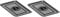 EMtronics CR91 9L Double Air Fryer 2 x Crisper Rack Set for EMAFDD9L / EMDAF9LD Series (Dimensions 22.5cm Length x 14.5cm Width)