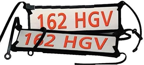 Dunlop Heavy Duty Trade Plate Holders (PAIR) Colour May Vary