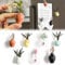 Benaewa 7 Pcs Mini Vase Fridge Magnets, Cute 3D Plant Vase Magnets for Refrigerator Accessories, Locker Decoration