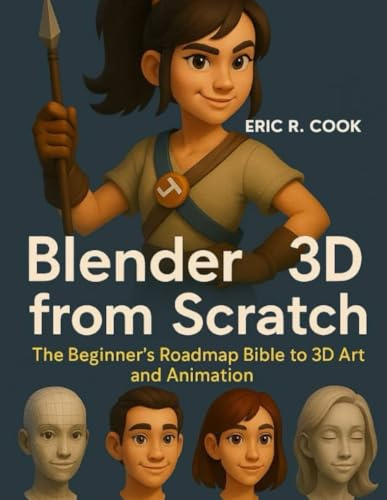 BLENDER 3D FROM SCRATCH: The Beginner’s Roadmap Bible to 3D Art and Animation (Tech savvy books for beginners to expert, Band 1)