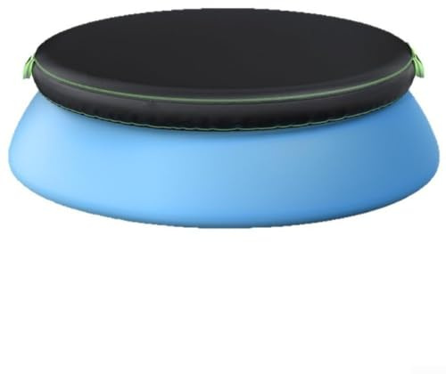 Bâche de piscine ronde hors sol de 3 m avec cordon élastique en polyester 210D résistant aux UV pour une protection extérieure