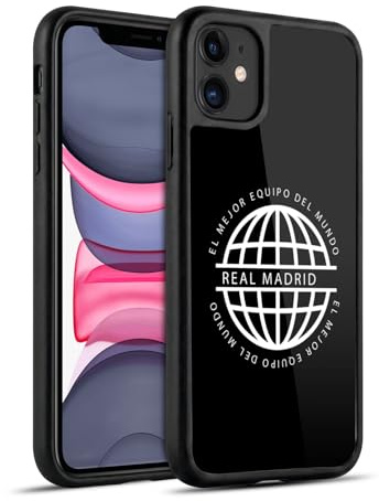 Head Case Designs Offizielle Real Madrid CF Weißes Logo Legende Gel Armour Hülle [Militärischer Schutzgrad] kompatibel mit Apple iPhone 11