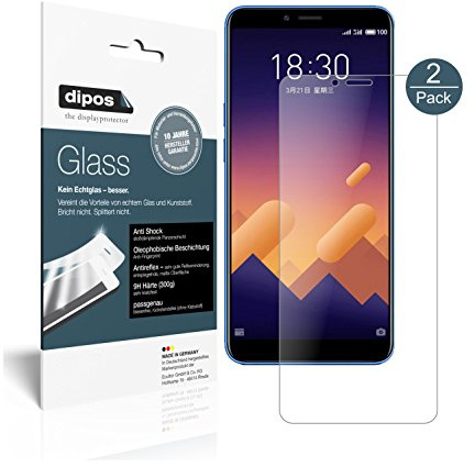 dipos 2x Displayschutzfolie 9H matt für Meizu E3