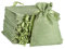 Miavogo Stoffsäckchen Säckchen zum Befüllen Stoffbeutel Leer Lavendelsäckchen basteln Kleine Geschenke für Bonbons Lavendel Kräuter (Grün - 15 Stück, 10,5 x 15,5 cm)