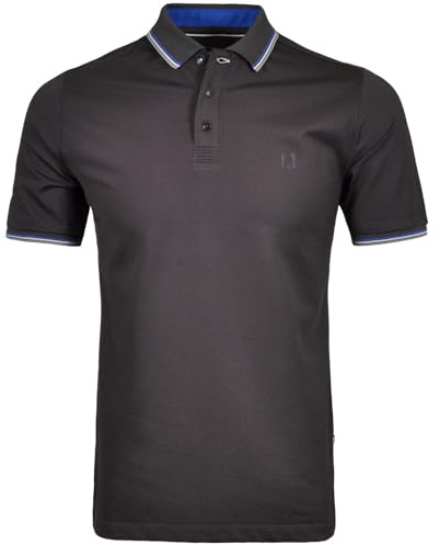 RAGMAN Herren Piqué-Polo Keep Dry, modern fit Schiefer-028, M