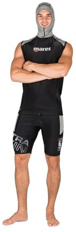 Mares Ultra Skin Sottomuta, Uomo, Nero, L