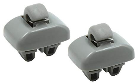 sourcing map Visera para Sol Gris Clip de Gancho Soporte de retención de suspensión para a6 c5 1999-2005 2pcs