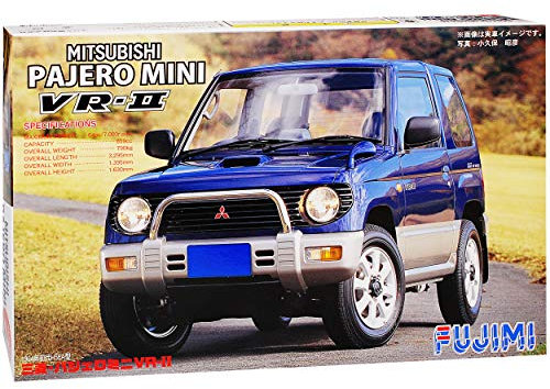 Mitsubishi Pajero VR-II Montero LO40 3 Türer Blau 1. Generation 1982-1990 Kit Bausatz 1/24 Fujimi Modell Auto