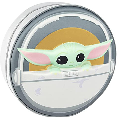 CERDÁ LIFE'S LITTLE MOMENTS - 3D Star Wars Rucksack Kinder The Mandalorian Schulrucksack für Kinder - Offizielle Disney Lizenz grau Einheitsgröße