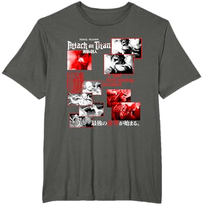 Attack on Titan Season 4 - Season 4 Curated Clutter Anime T-Shirt