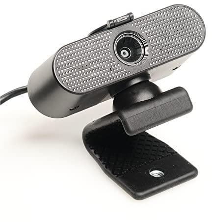 iggual – Webcam Full HD 1080p con Micrófono Integrado, Cámara Web para PC con Conexión USB, Tapa Protectora y Base Flexible Compatible con Trípode, Ideal para Videollamadas y Streaming