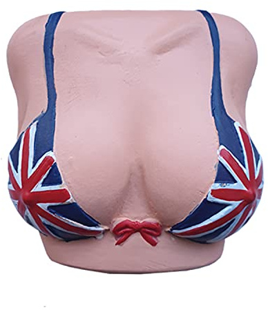 Union Jack Boobs fridge magnets England Uk Souvenirs Naughty Gifts