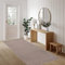 Fashion4Home Teppich Wohnzimmer – Einfarbig, Uni Teppich fürs Kinderzimmer, Schlafzimmer, Arbeitszimmer, Büro, Flur und Küche - Kurzflor, Beige, Größe: 80x250 cm