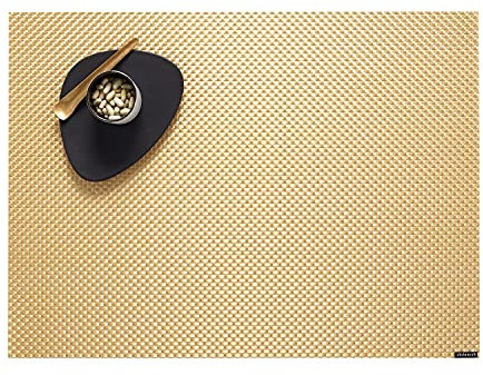 Chilewich Tischset Basketweave Rectangle Gilded