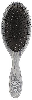 Wet Brush Original Detangler Brush – Metallic Marble, Silber – Alle Haartypen – Ultra-Soft IntelliFlex Bristles Glide Through Tangles mit Ease – Pain-Free Comb für Männer, Frauen, Jungen und Mädchen