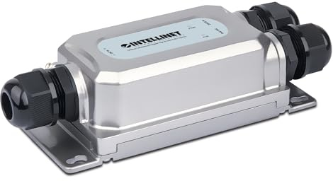Intellinet Outdoor Gigabit High-Power PoE+ Injektor 1 Gbps Power over Ethernet Außenbereich