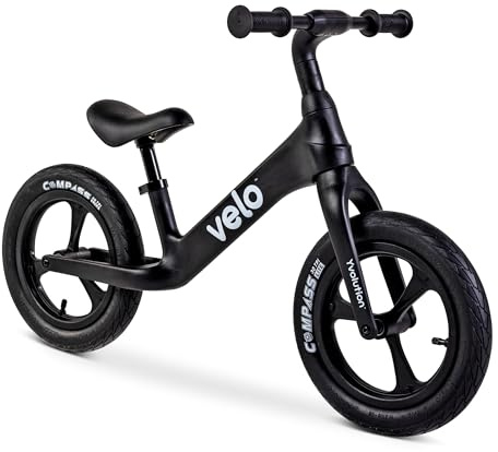 Yvolution Sport Lightweight Balance Bike, Y Velo Pro Learn to Bikes No Pedal Training Bicycle for Kids Age 3, 4, 5 Years Old with Adjustable Handlebar and Seat, 12 Air Tires