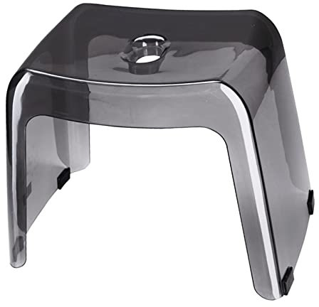 Transparente Badezimmerhocker, Transparente Acryl-dusche-Hocker Fußhocker Mit Rutschfesten Füßen Duschhocker Fußhocker Für Küche Schlafzimmer Und Wohnzimmer,1