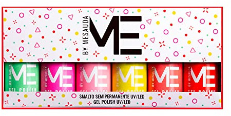 Me by Mesauda Gel polish set - 6 Smalti semipermanenti - Colori Neon - Rollercoaster Collection - Tecnologia easy on – easy off - Vegan e Cruelty free – 4,5 ml