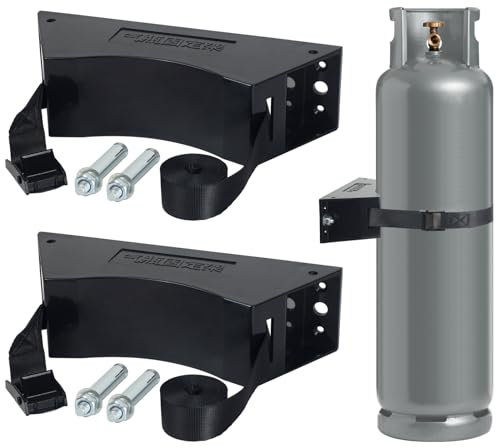 Support de réservoir de propane (2 noirs)
