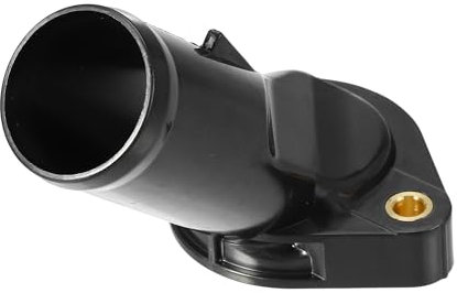 Hihaha No.4666149AA Assemblaggio Corpo Termostato Liquido di Raffreddamento Motore per Jeep Wrangler 2007-2011 / Termostato Pompa Acqua Interna/Plastica Resistente / 1 pezzo Nero