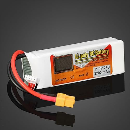11.1V 3S Lipo Akku 25C 2200mAh Lipos RC Akku mit XT-60 Stecker für RC Hubschrauber 1/8 1/10 RC Plane Flugzeug