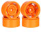 KEEDA 4 STÜCK 1,9 Zoll Beadlock Räder Felgen Kunststofffelge,Ersatz für SCX10 TRX4 VS4-10 Gen8 Tamiya CC01 D90 D110 1/10 RC Crawler Auto (Orange)
