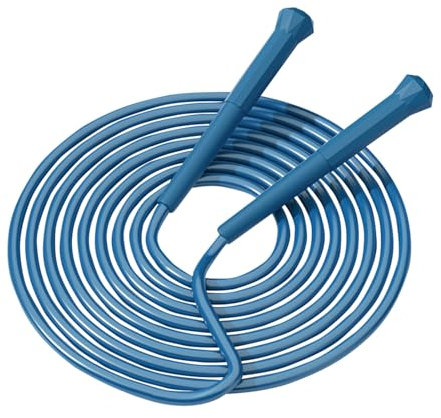 VIDSTW Cuerda Saltar 3 Metros de Largo, Comba de Saltar Niña con Mango Antideslizante, Comba Boxeo Profesional Jump Rope Ajustable, para Niños, Adultos, Hombres, Mujeres (Azul)