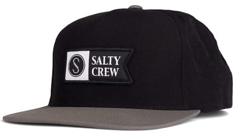 Salty Crew Alpha Tech 5 Panel Trucker Cap One Size