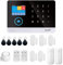 Irishom Allarme Casa Senza Fili 433 MHz Wireless WiFi + gsm,Display LCD Sensore Porta Sensore di Movimento PIR App remoto Controllo Compatibile con Alexa Google Home