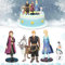 Frozen Princesa Cake Topper, 5 Piezas Mini Figuras de Frozen, Frozen Cumpleaños Pastel Decoración, Elsa Adornos para Tartas, Decoración de Tarta Frozen, para Fiesta Cumpleaños Pastel