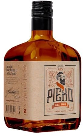 PIERO Old Tom - Distillato Artigianale Unico e Ricercato con Botaniche Fresche Ideale per Aperitivi e Cocktails Perfetto per Amanti del Gin 42% Vol - 700ml