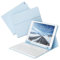 KVTVOU Keyboard case for iPad 9th/8th/7th Generation 10.2 inch Wireless Bluetooth keyboard, portable keyboard with built-in pen slot for iPad 10.2 inch with Auto wake/sleep, Sky Blue