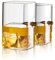 Verres à Whisky avec Balle Calibre – Verres en Cristal sans Plomb – Cadeau Original pour Homme, Papa, Amateur de Bourbon ou Scotch – Anniversaire, Noël, Saint-Valentin (B-2pc)
