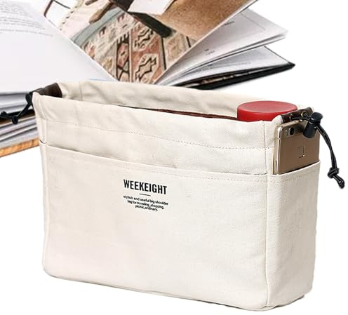 Générique Inside Purse Organizer, Kosmetiktasche, 29 x 17 cm, Canvas Tote